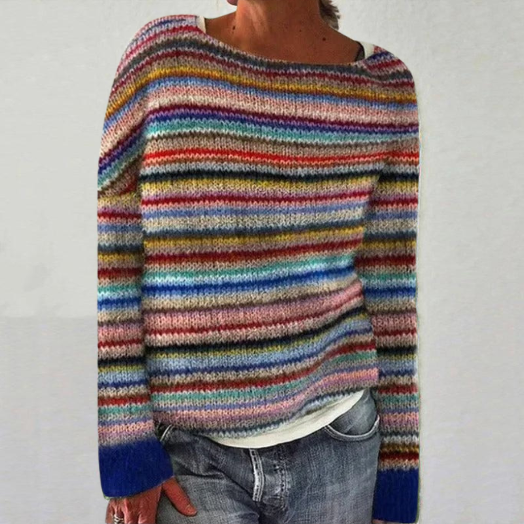 Heather - Accogliente Maglione Retro