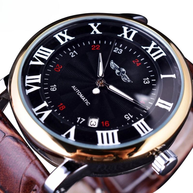 Orologio Automatico in Pelle di Lusso Completo™ - Olsen & Olsen