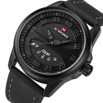 Orologio al Quarzo con Cinturino in Pelle
