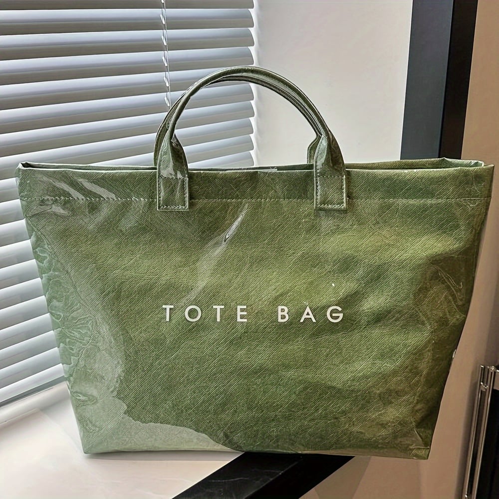 Borsa Tote Stampa Giornaliera