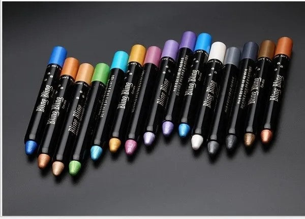 Ombretto - Set di 15 colori-matite resistenti all'acqua