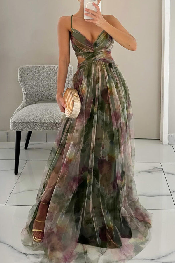 Vaëlia™ | Maxi abito con stampa floreale