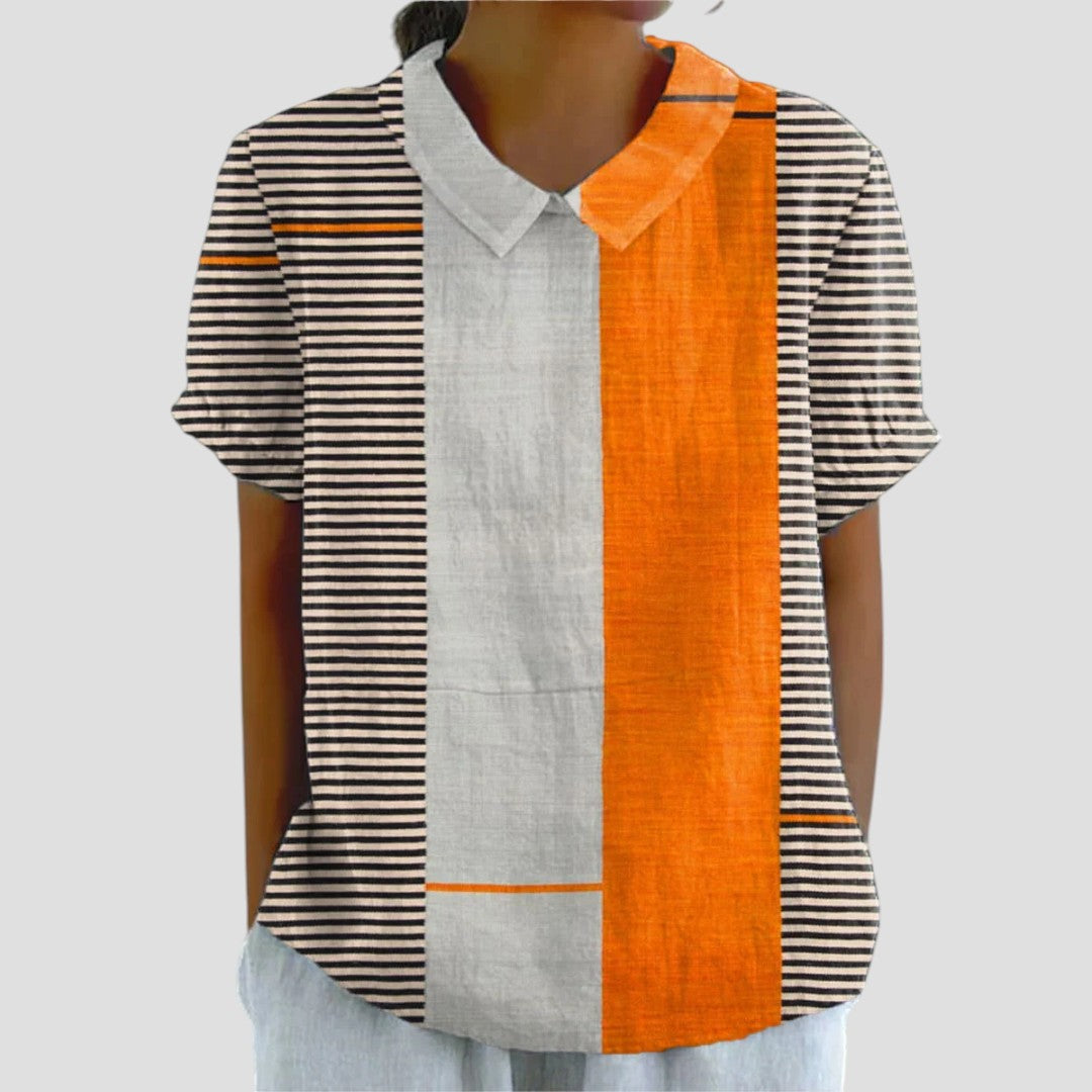 FAYE™ | BLUSA CON COLLETTO