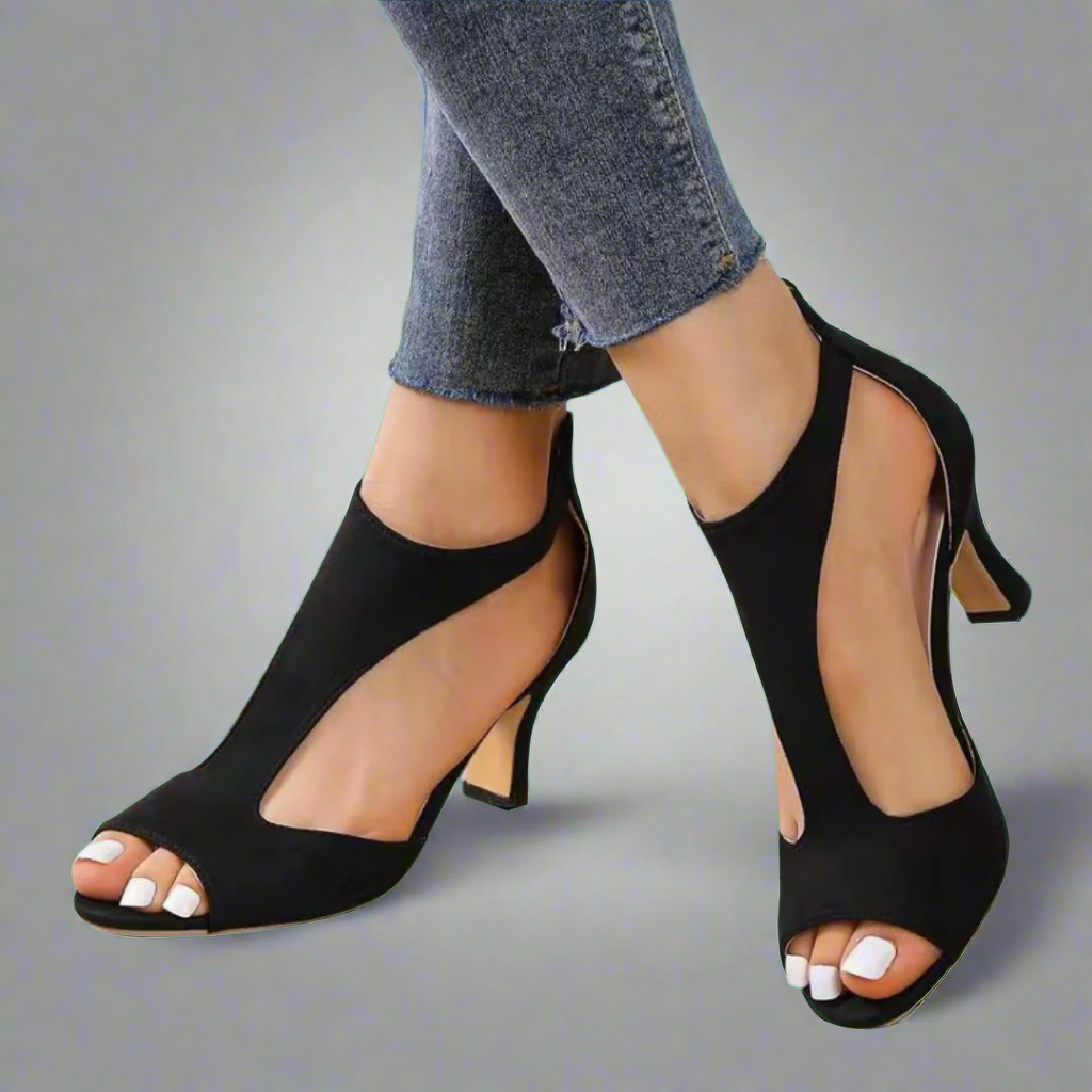 Annelie | Sandali Stiletto Premium con Zip