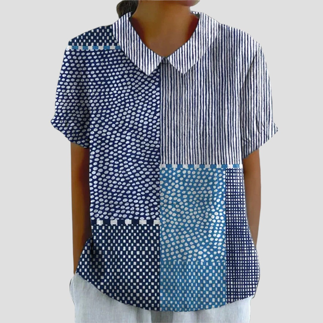 CLAIRE™ | BLOUSE CON COLLO