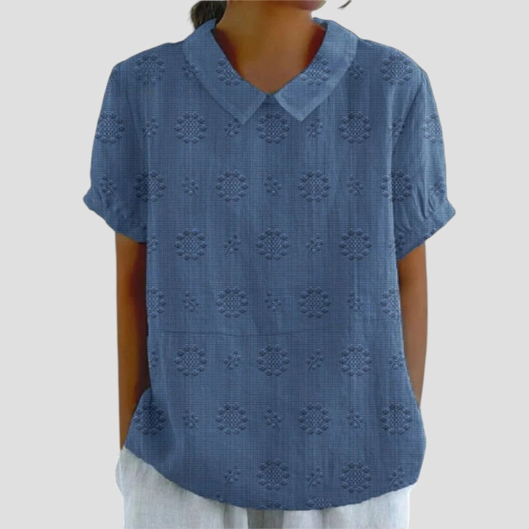HAYLEY™ | BLUSA CON COLLETTO