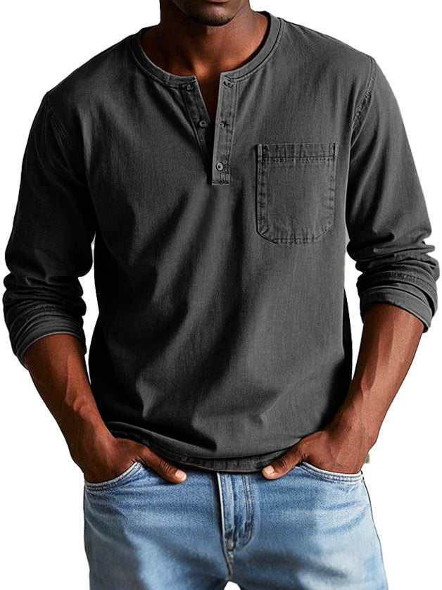 Thomas™ | Camicia vintage a maniche lunghe