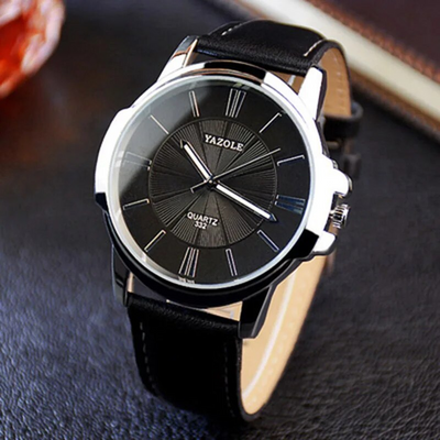 Orologio in Pelle di Vetro Blu Lussuoso™ - Olsen & Olsen