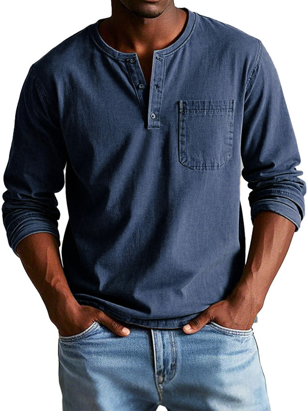 Thomas™ | Camicia vintage a maniche lunghe
