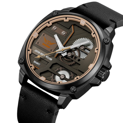 Orologio da Uomo in Pelle Quartz™ - Olsen & Olsen