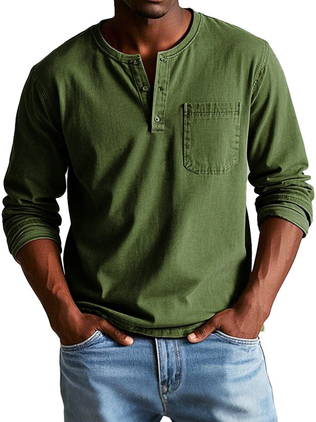 Thomas™ | Camicia vintage a maniche lunghe