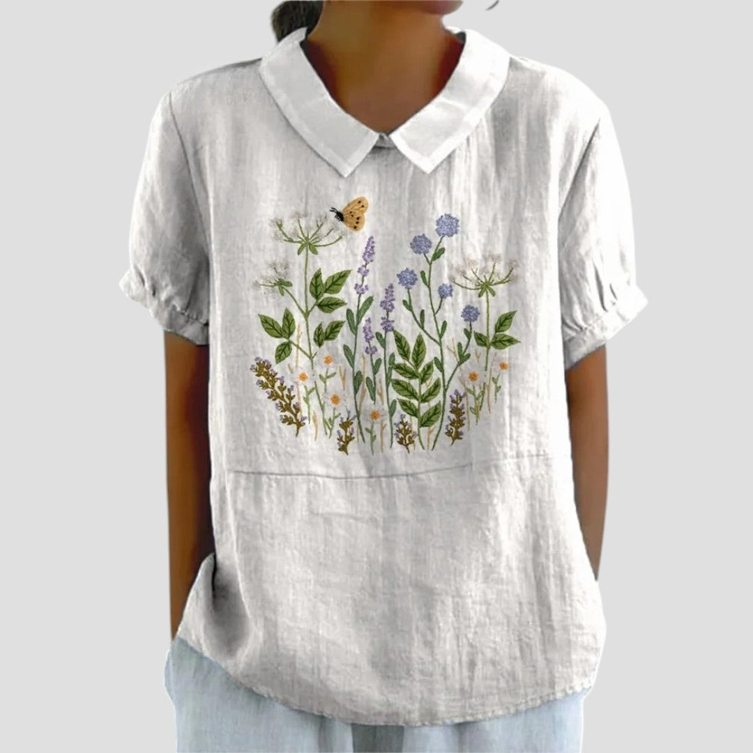 SARAH™ | BLUSA CON COLLETTO