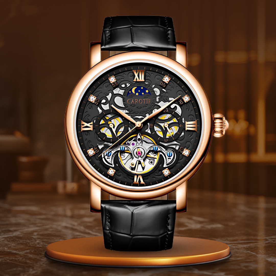 Orologio Automatico Meccanico in Pelle da Affari™ - Olsen & Olsen