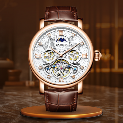 Orologio Automatico Meccanico in Pelle da Affari™ - Olsen & Olsen