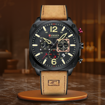 Orologio al Quarzo in Pelle da Ufficio™ - Olsen & Olsen