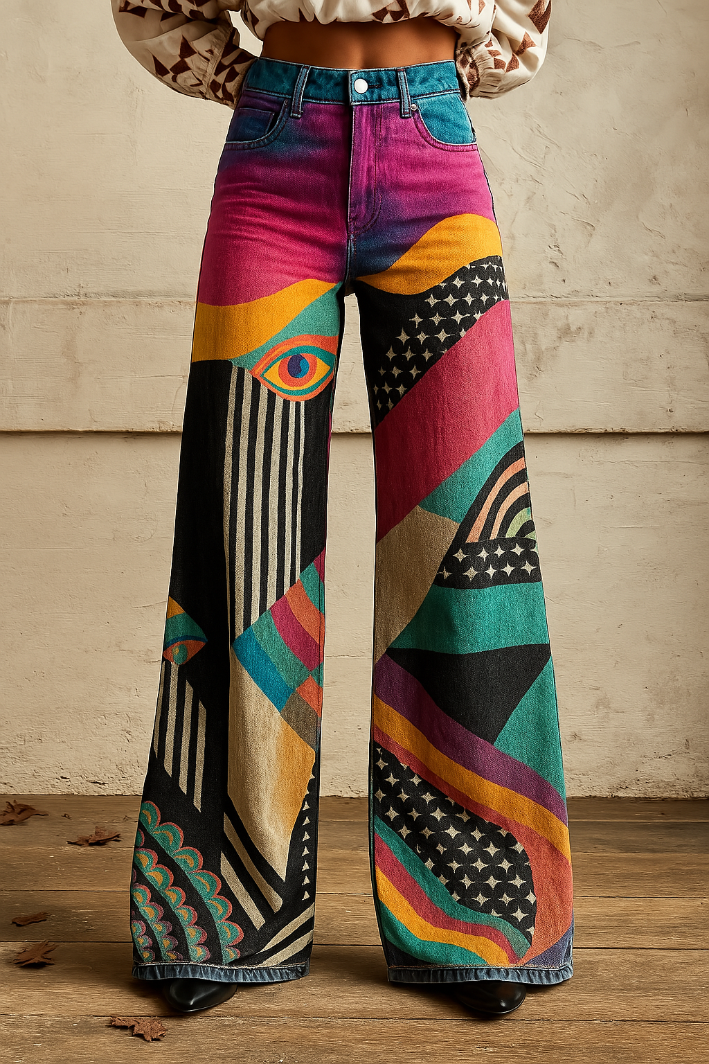 KUIPERS | Pantaloni Boho Vintage