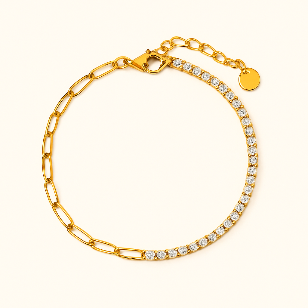 FAE  Fermaglio in Carta e Bracciale da Tennis