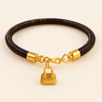 LULU Bracciale Borsa Dorata