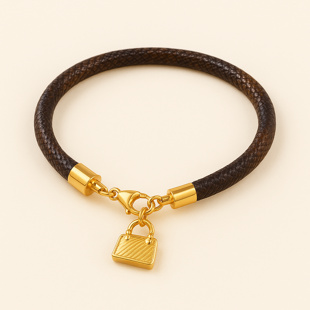 LULU Bracciale Borsa Dorata