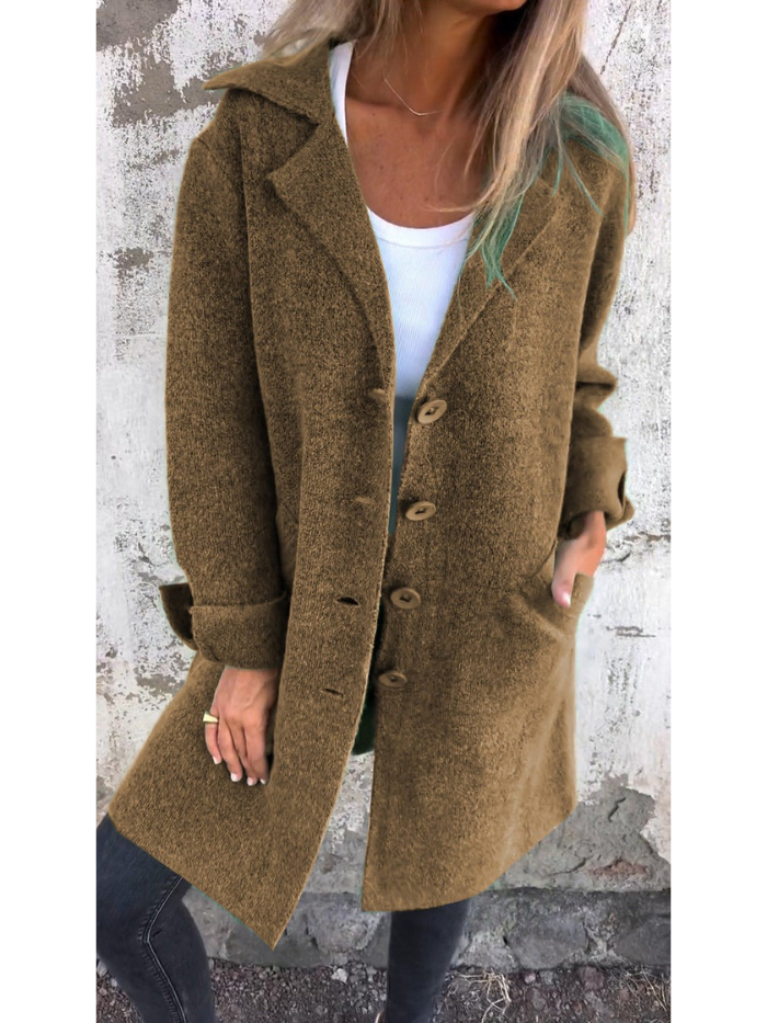 Bente - Cappotto lungo casual primaverile