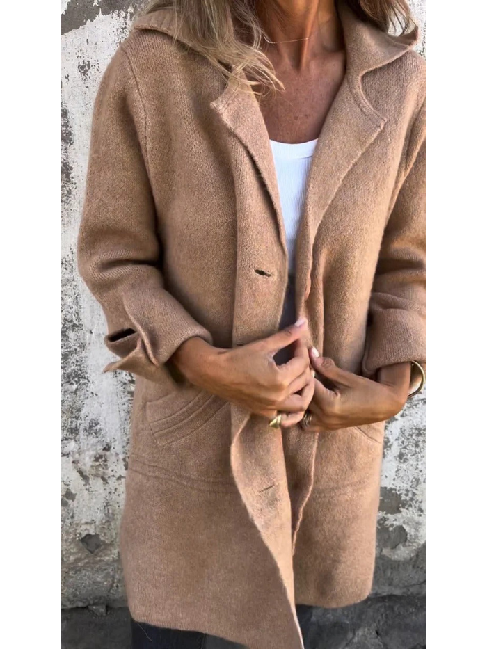 Bente - Cappotto lungo casual primaverile