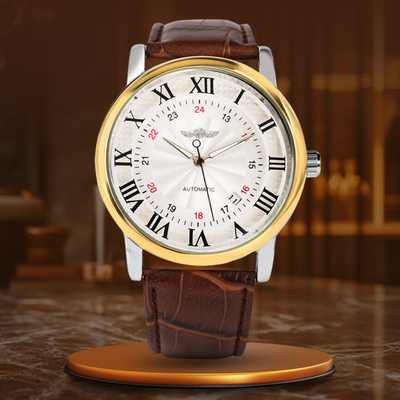 Orologio Automatico in Pelle di Lusso Completo™ - Olsen & Olsen
