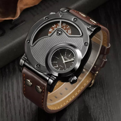 Orologio Quarzo Dual Time di Lusso™ Olsen & Olsen
