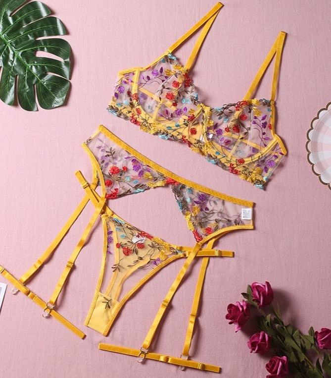 Claire™ | Set di lingerie 3 pezzi