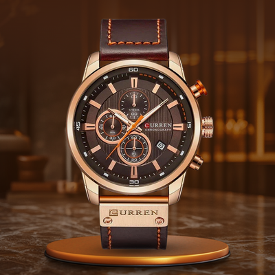 Orologio elegante al quarzo con cinturino in pelle™ di Olsen & Olsen