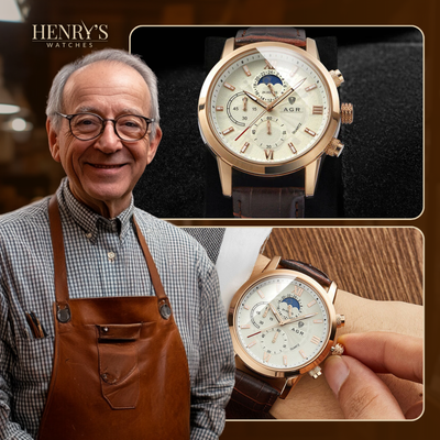 Orologio al Quarzo in Pelle Lusso™ - Olsen & Olsen