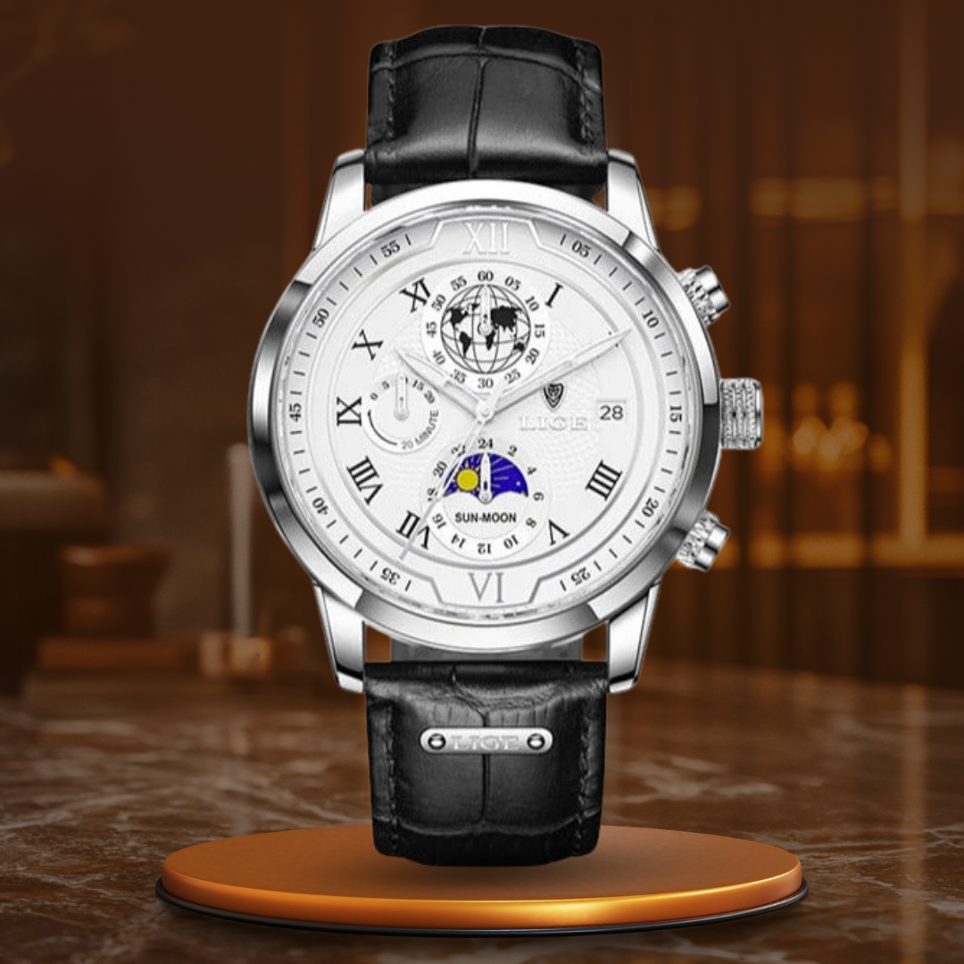 Orologio Cronografo in Pelle Premium™ - Olsen & Olsen