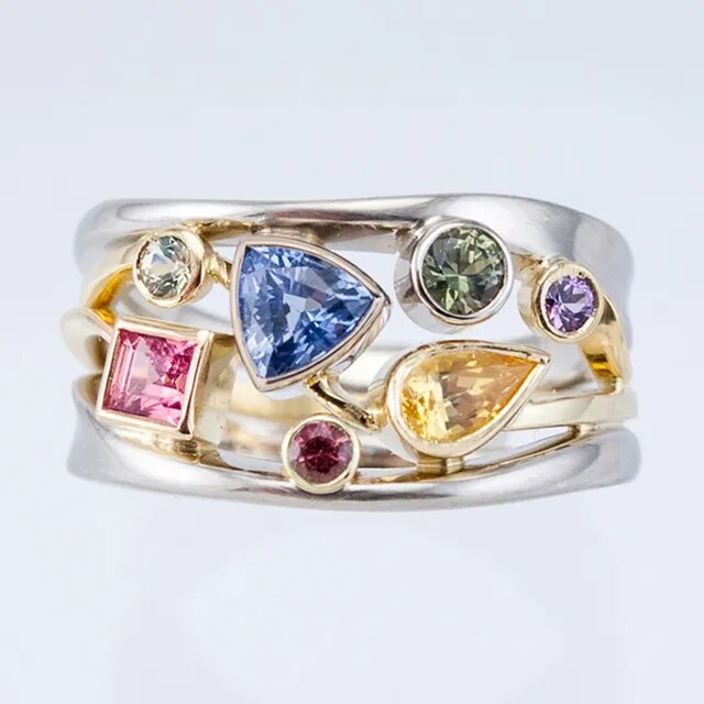 Anello Vintage Bunter Zircone