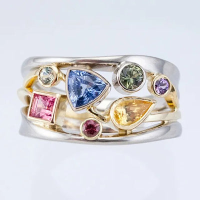 Anello Vintage Bunter Zircone