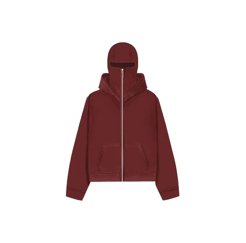 Balaclava - Felpa con cappuccio a zip intera