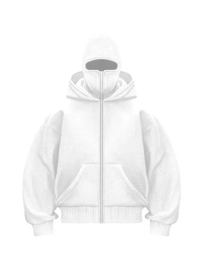 Balaclava - Felpa con cappuccio a zip intera