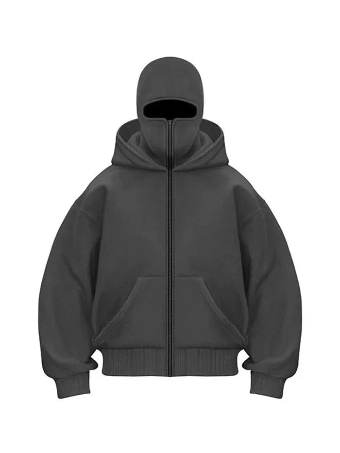 Balaclava - Felpa con cappuccio a zip intera