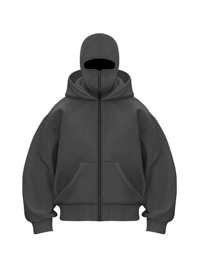 Balaclava - Felpa con cappuccio a zip intera