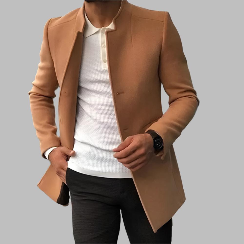 Bruno - Cappotto elegante in lana da uomo