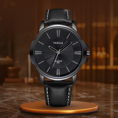 Orologio in Pelle di Vetro Blu Lussuoso™ - Olsen & Olsen