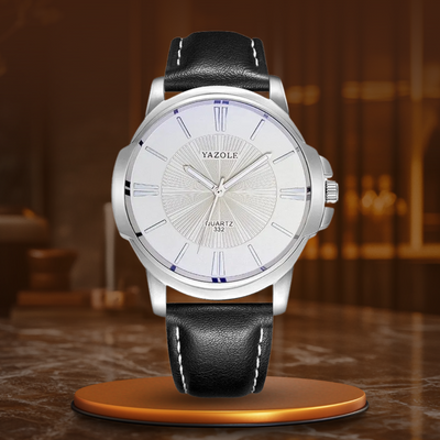 Orologio in Pelle di Vetro Blu Lussuoso™ - Olsen & Olsen