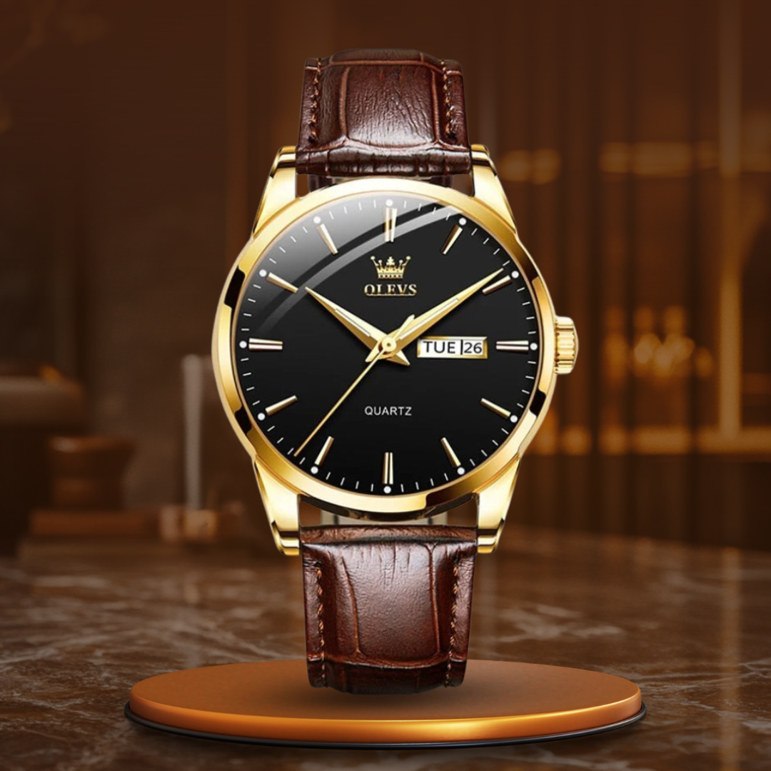 Orologio da affari in pelle di lusso™ Olsen & Olsen