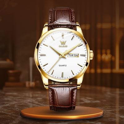 Orologio da affari in pelle di lusso™ Olsen & Olsen