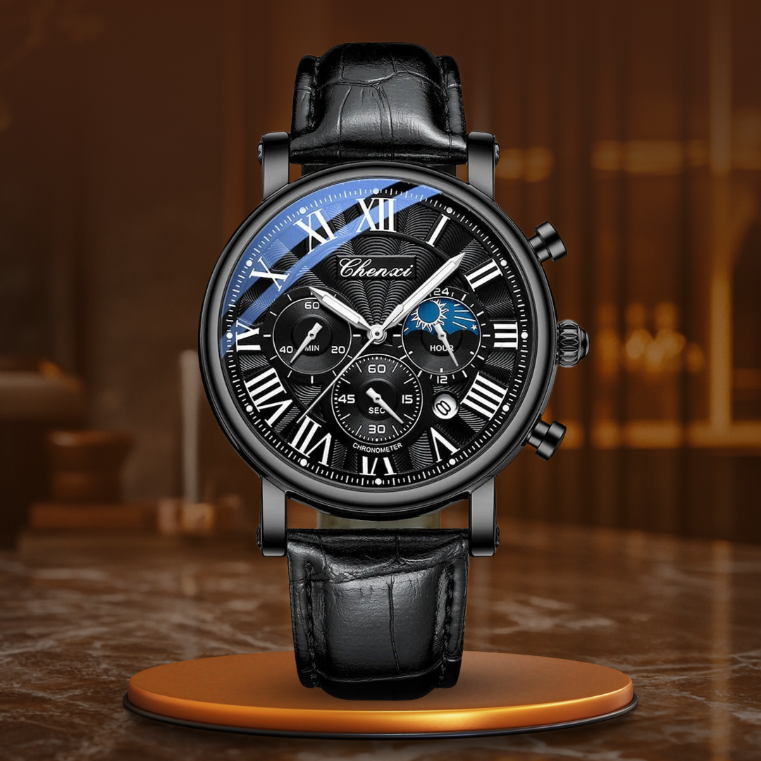 Orologio al Quarzo con Cinturino in Pelle di Lusso™ - Olsen & Olsen