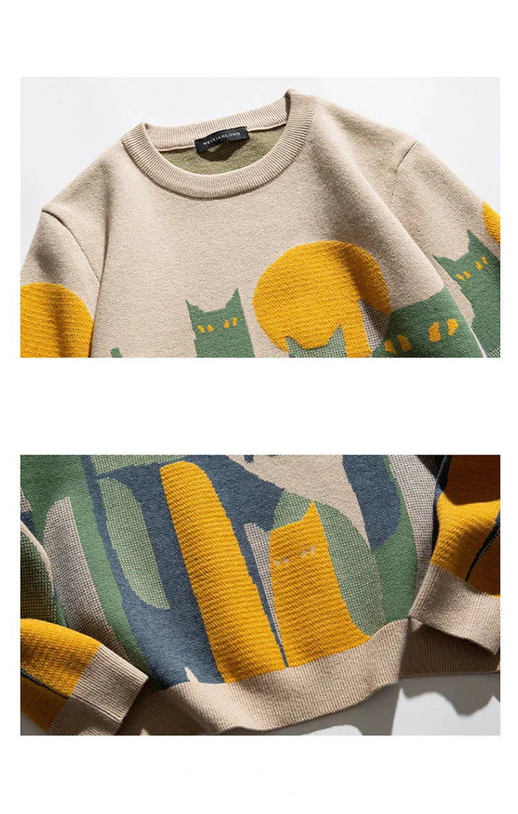 Sam - Maglione con gatto
