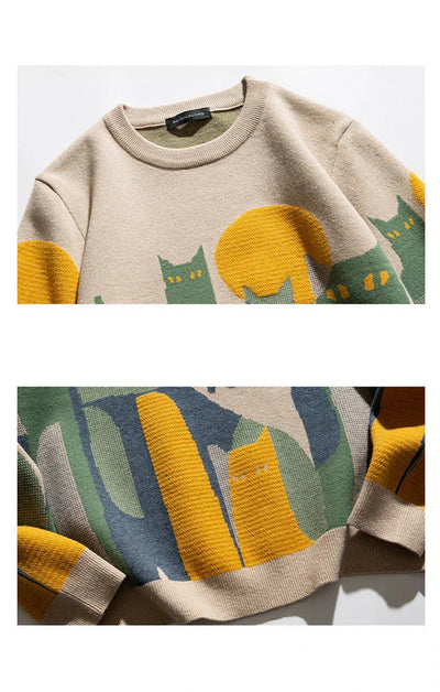 Sam - Maglione con gatto