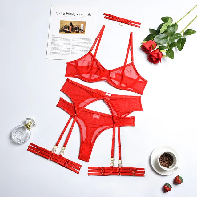 Iris™ | Set di lingerie 4 pezzi