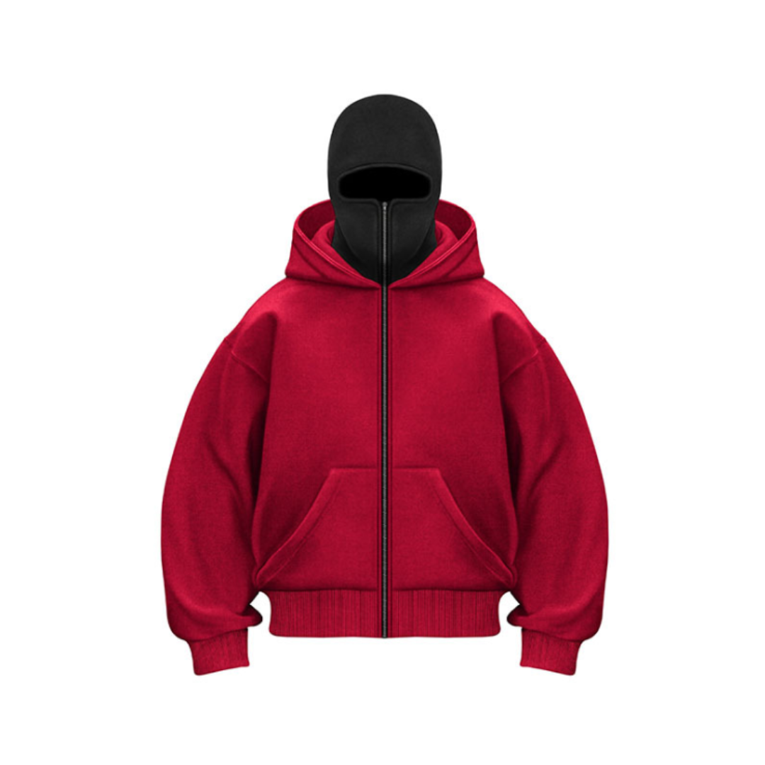 Balaclava - Felpa con cappuccio a zip intera