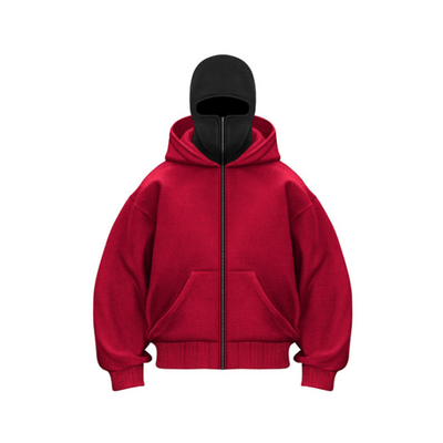 Balaclava - Felpa con cappuccio a zip intera