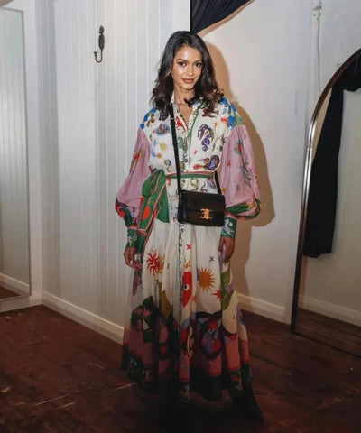 Gabriella - Abito Maxi Colorato