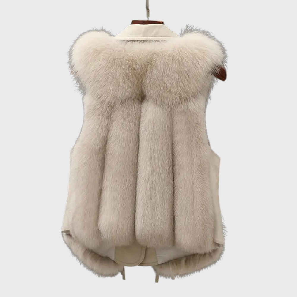 Lina - Elegante gilet in pelle
